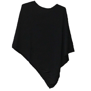 Bæltekompagniet - Cashmere Poncho Black