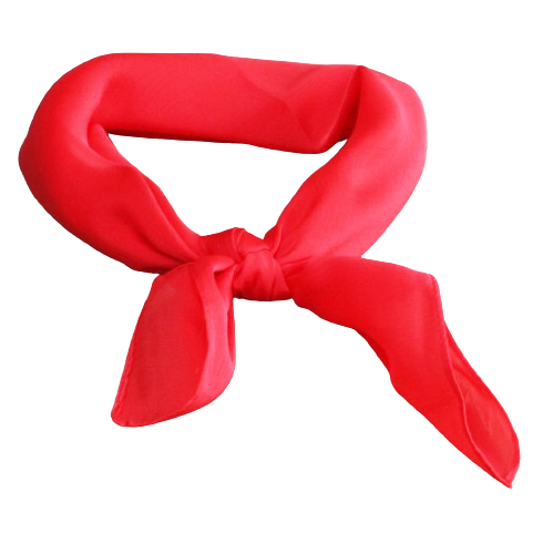 Bæltekompagniet - 3 Red silk scarf